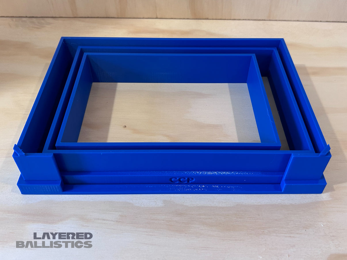 IDPA Test Boxes – Layered Ballistics