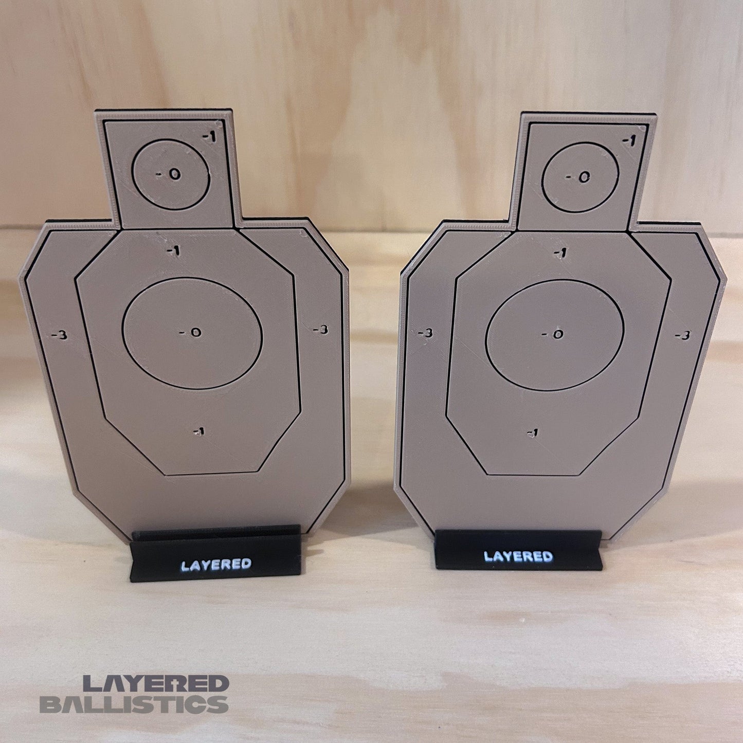 IDPA Dry Fire Targets (1/4th scale)