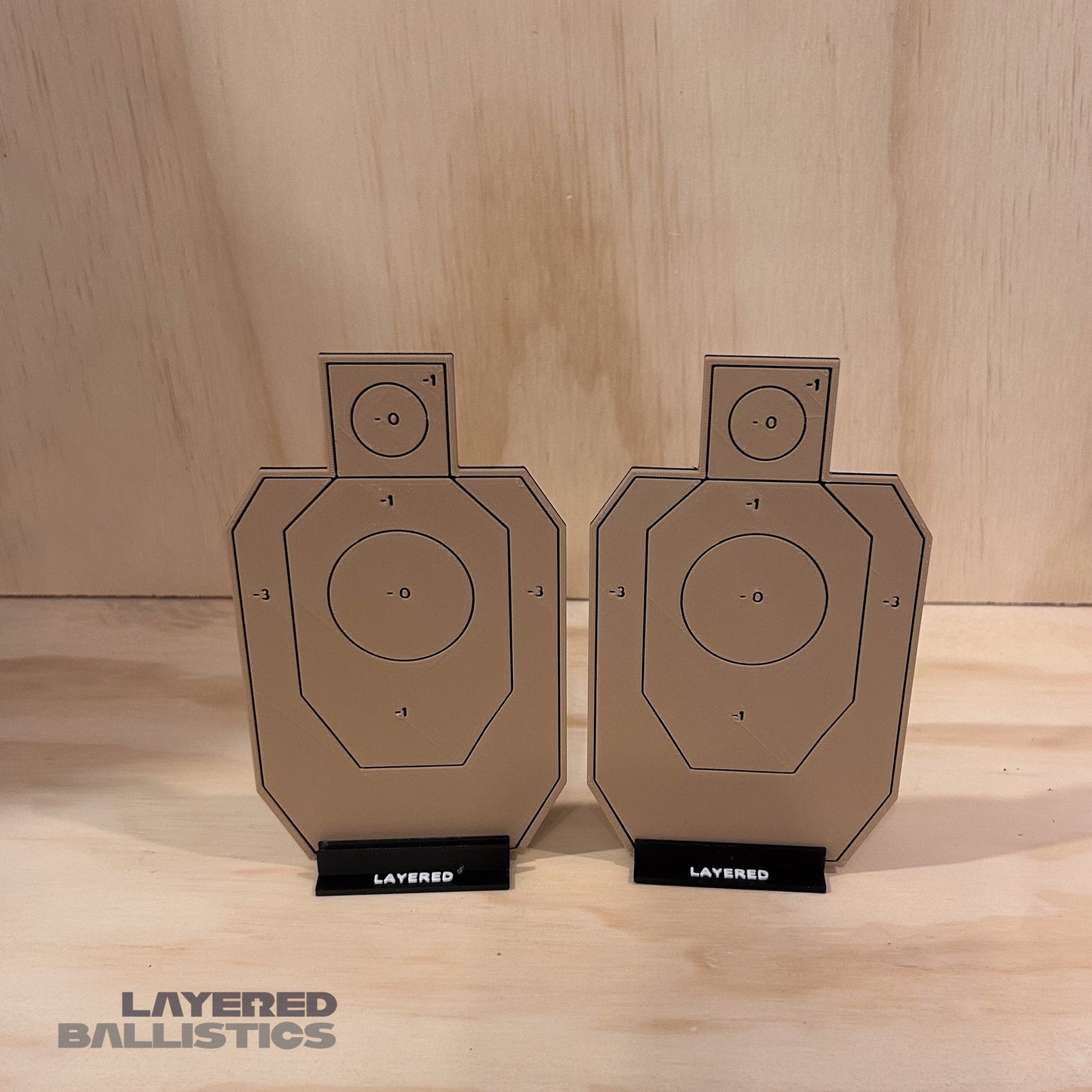 IDPA Dry Fire Targets (1/4th scale)