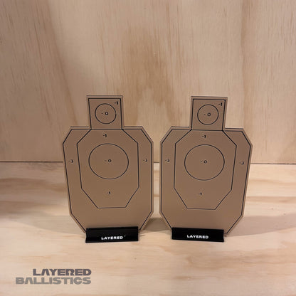 IDPA Dry Fire Targets (1/4th scale)